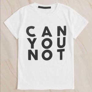 Letter graphic short sleeve tee